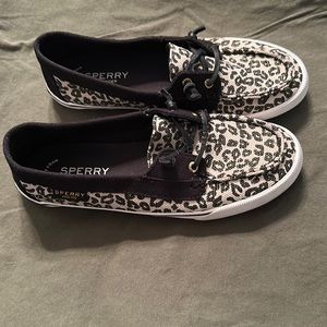 Women’s Sperry Top-Slider Leopard Sz 8